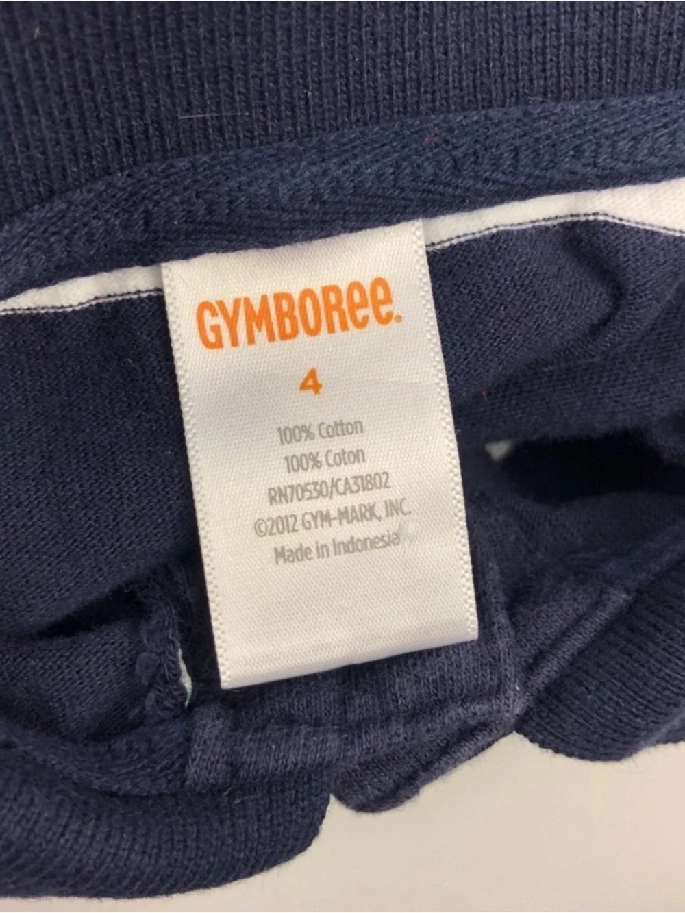Gymboree Short Sleeve Polo Shirt & Jean Shorts Outfit Size 4:5